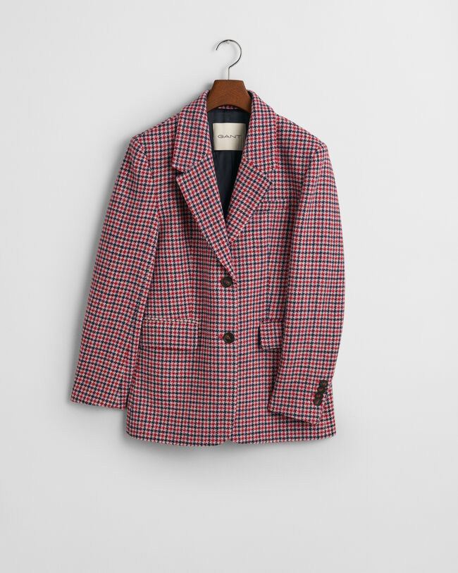 Blazer pied-de-poule regular fit