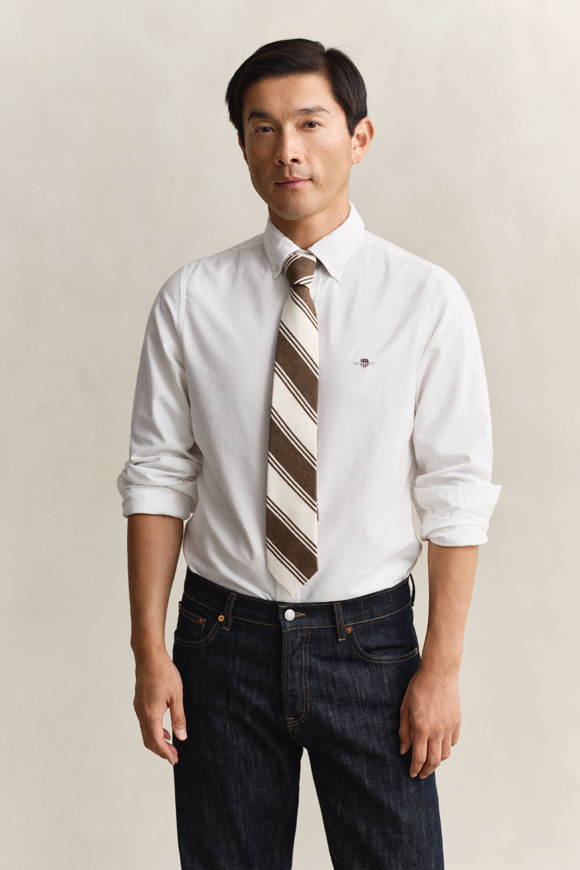Camicia Oxford classica slim fit
