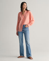 Blusa in misto seta-cotone