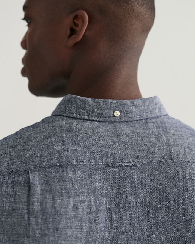 Camicia di lino slim fit