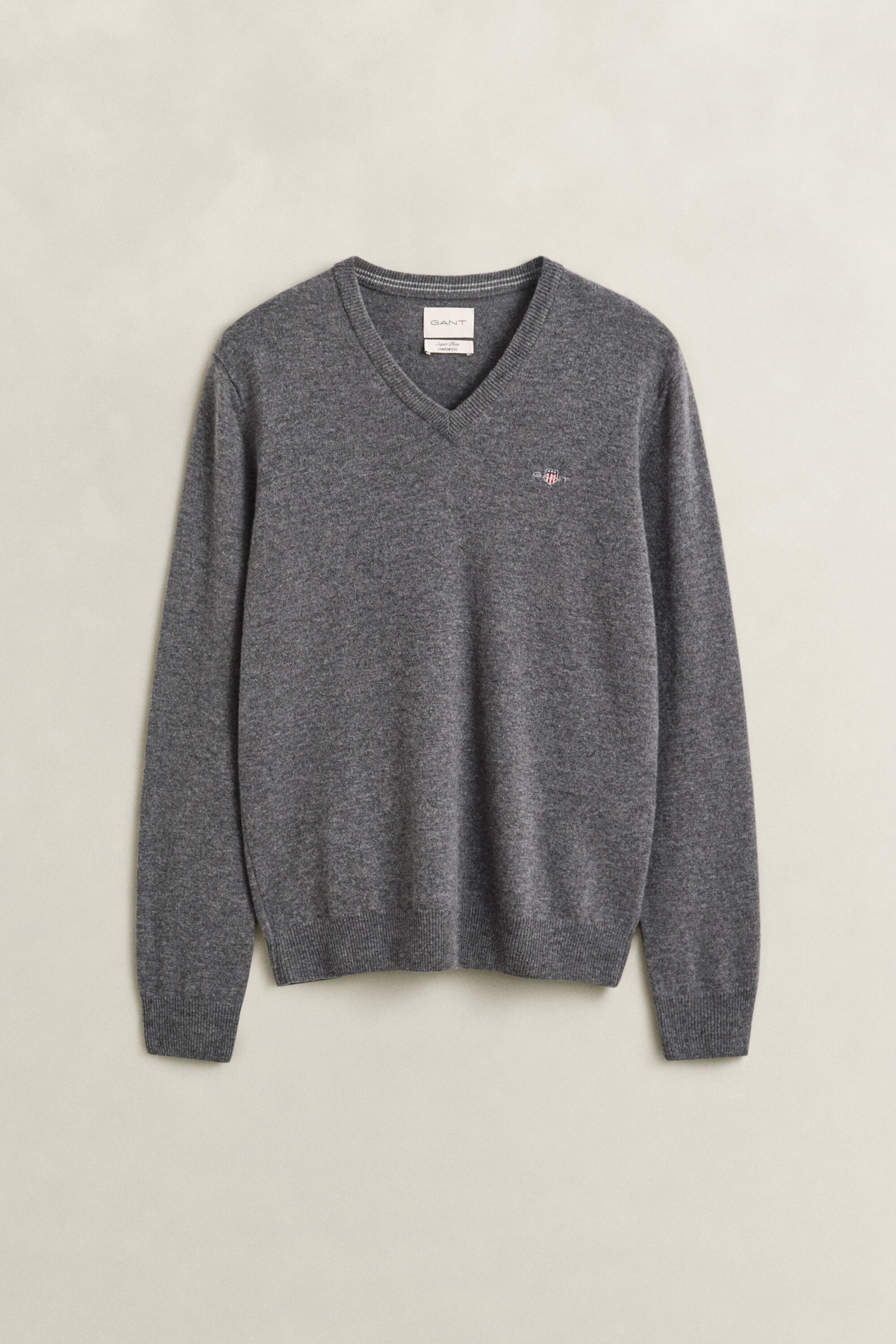 Maglia con scollo a V in lana d’agnello