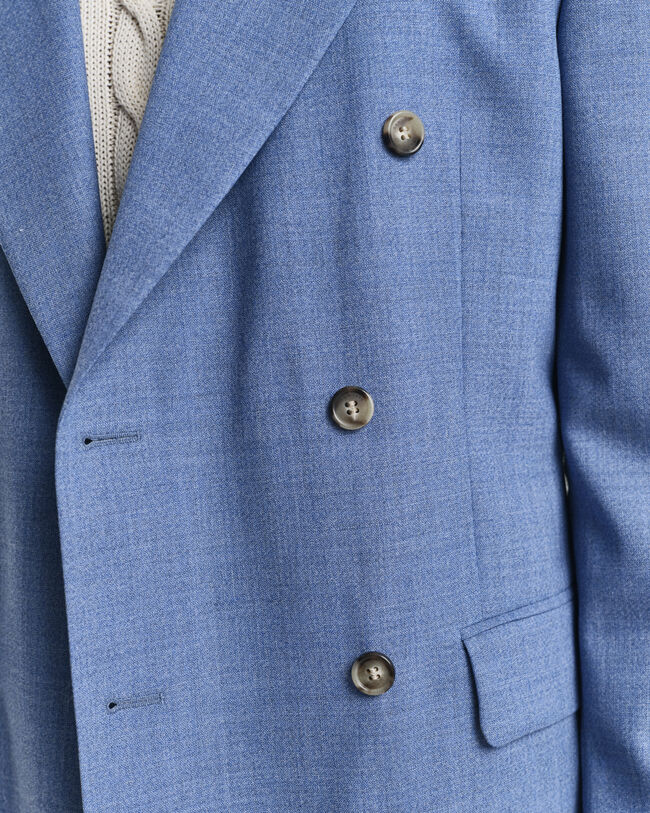 Giacca da abito in lana mouliné regular fit