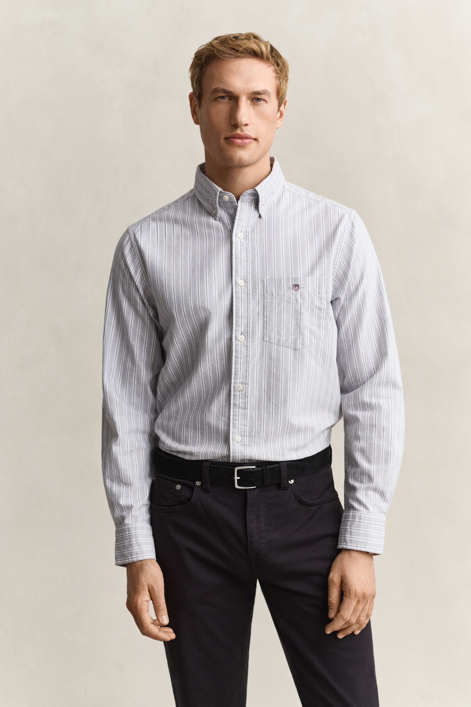 Camicia Oxford classica a righe
