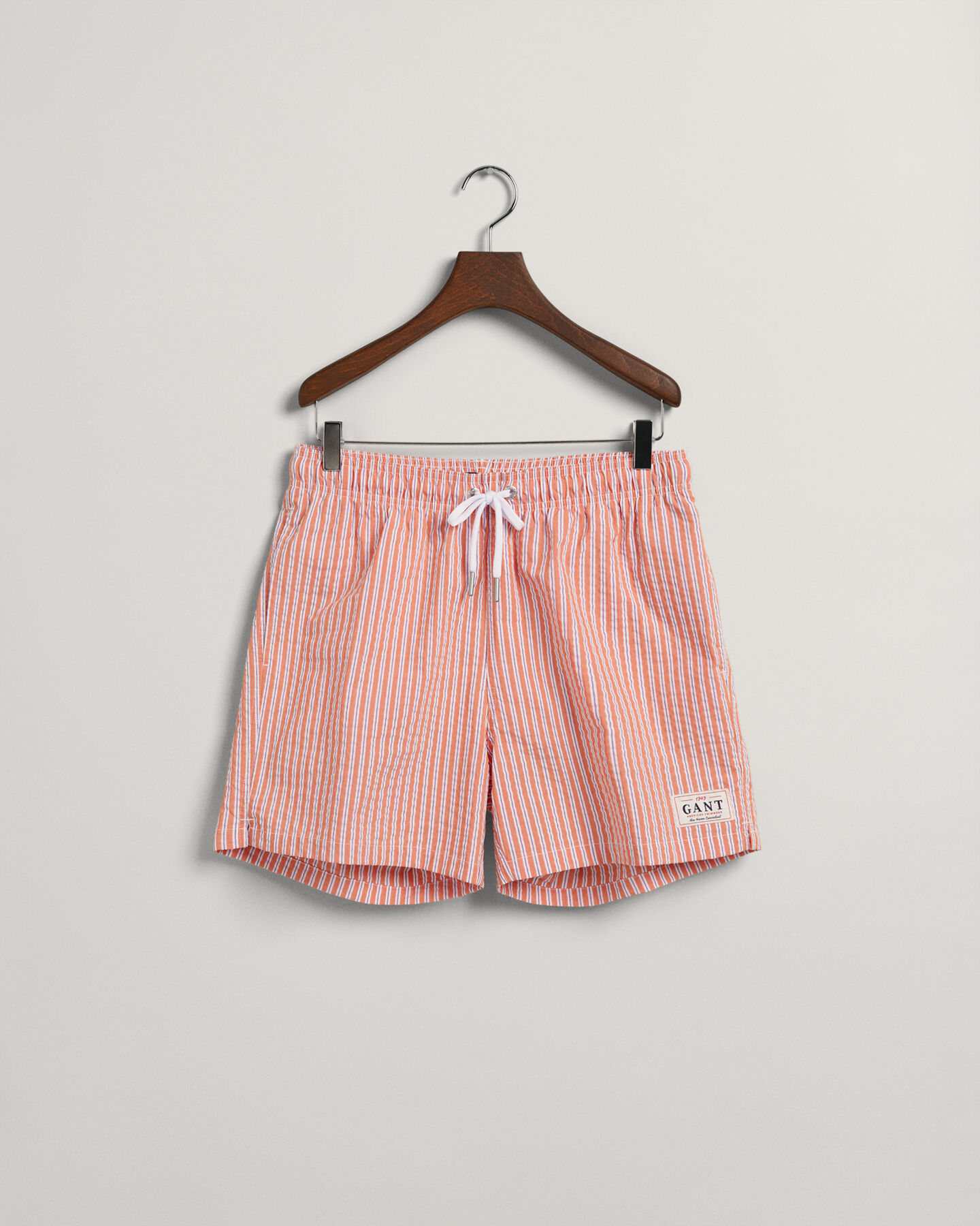 Pantaloncini da bagno in seersucker classic fit