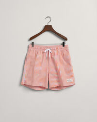Pantaloncini da bagno in seersucker classic fit