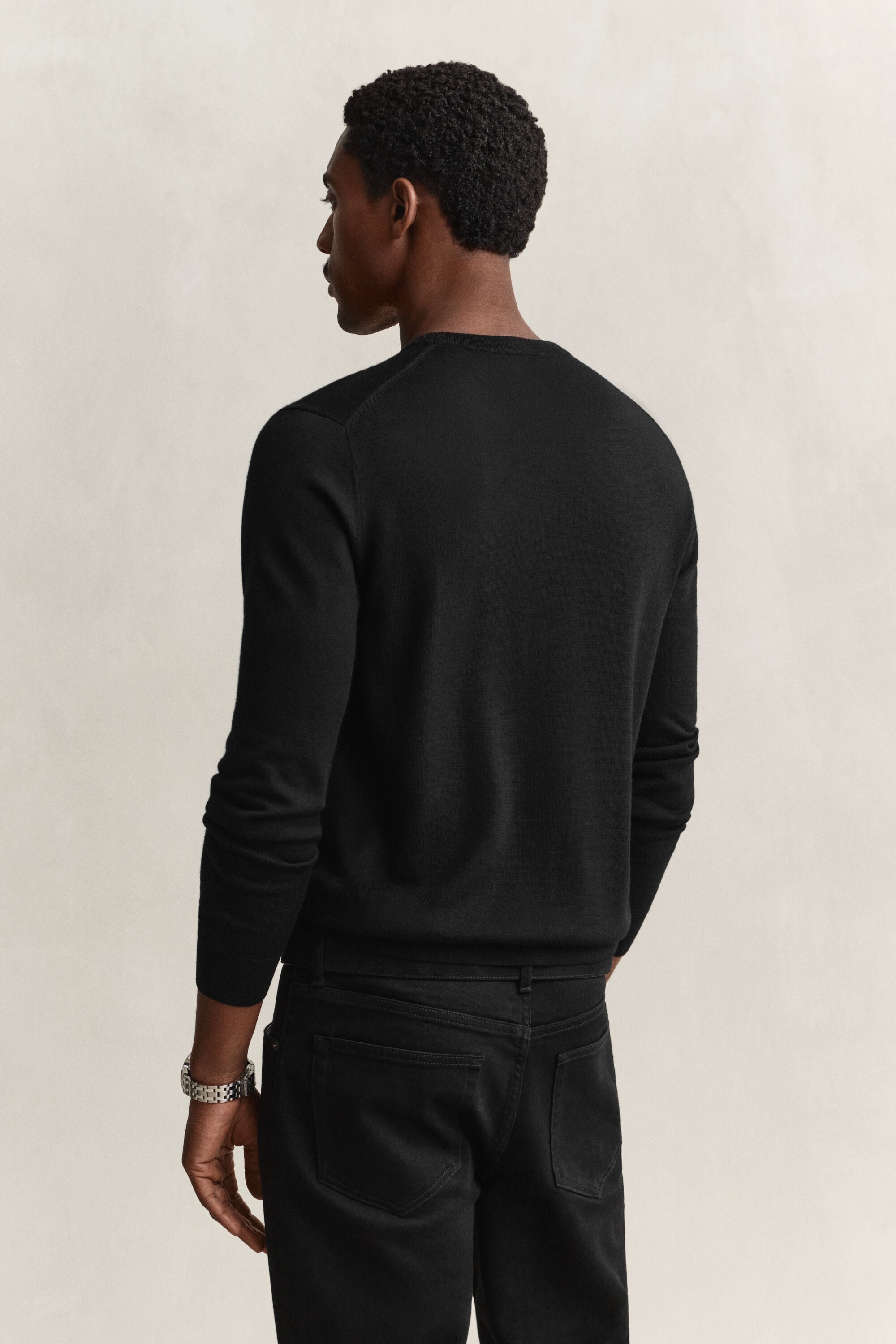 Maglia girocollo in lana merino