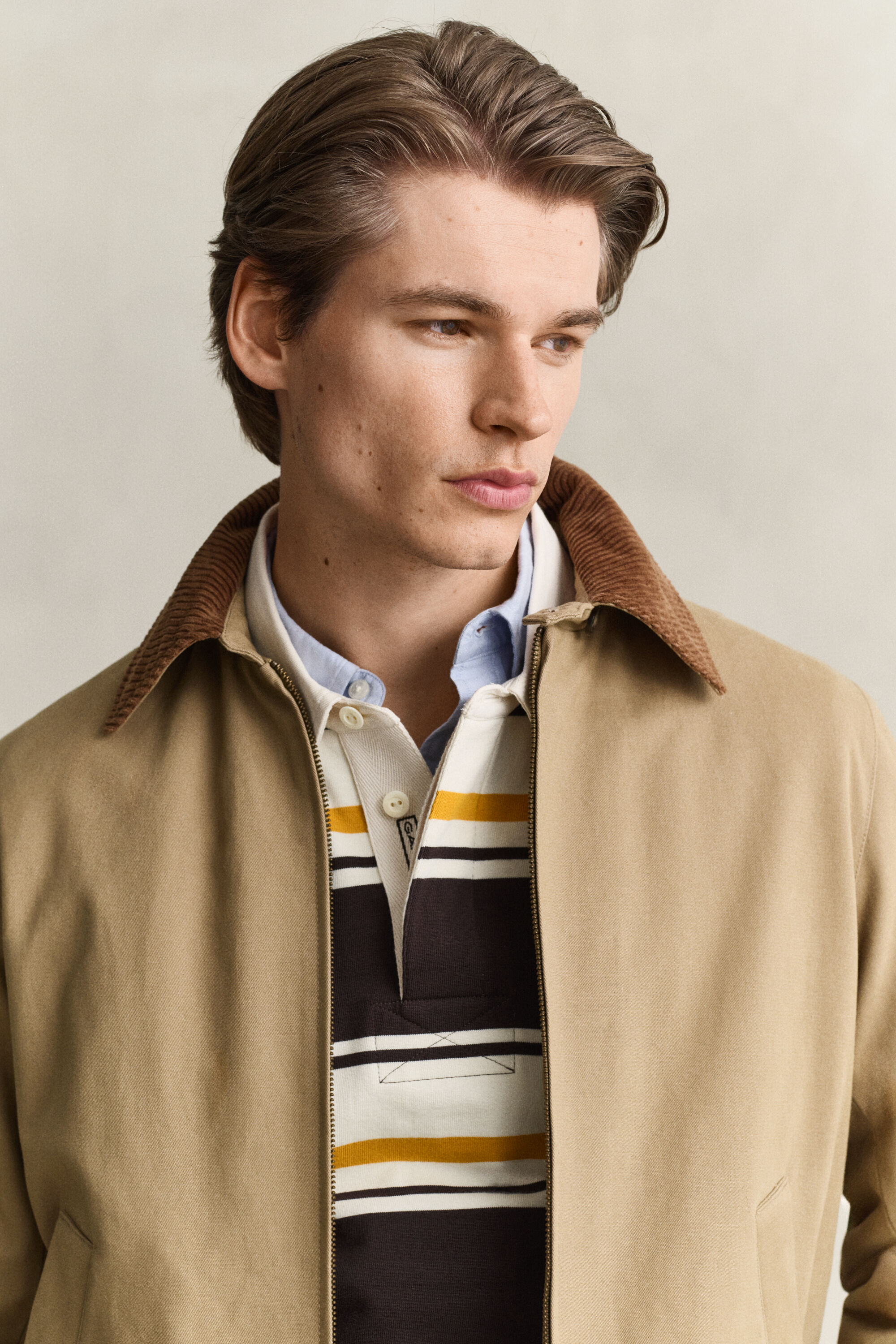 Giacca Harrington in moleskin