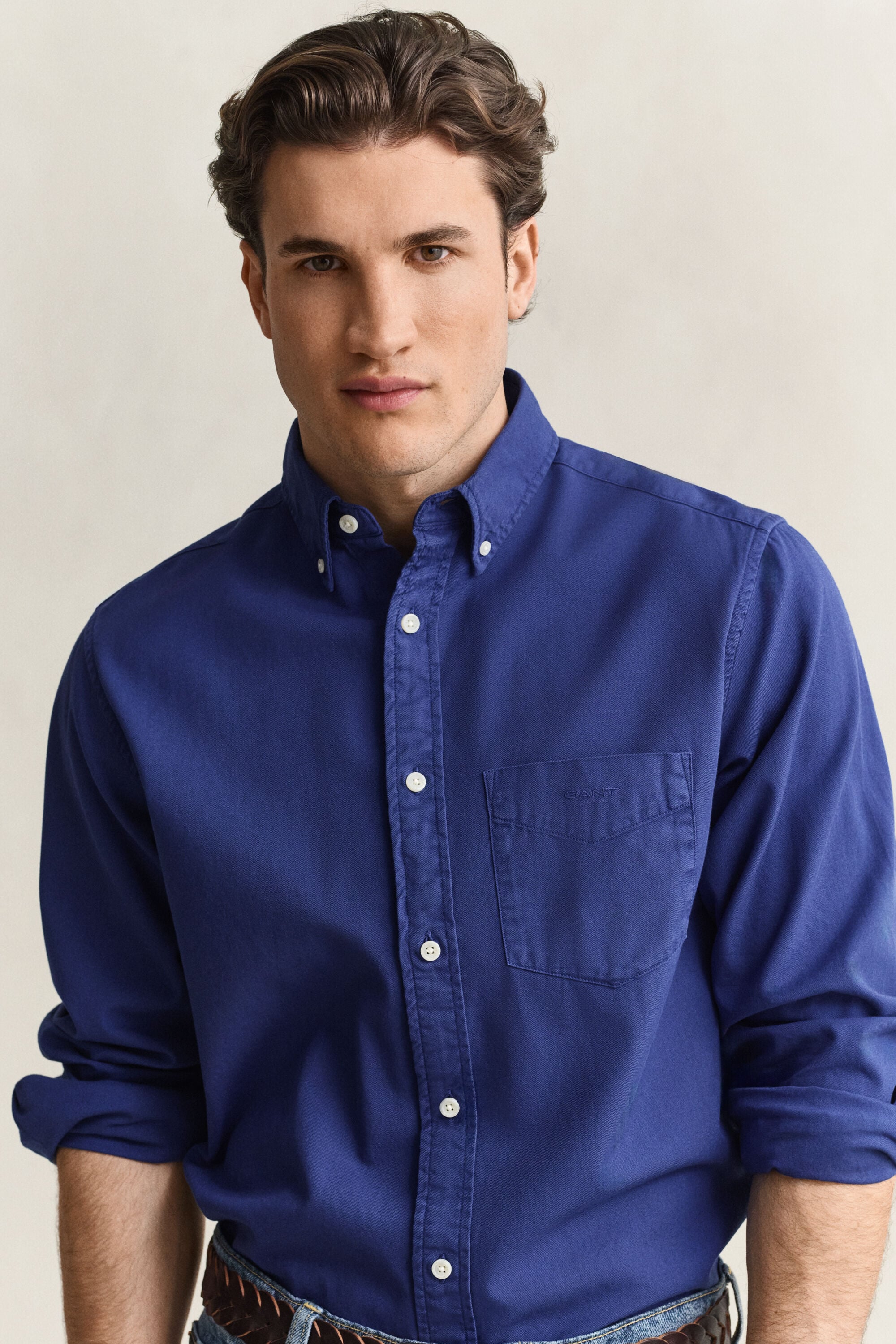 Camicia in twill regular fit