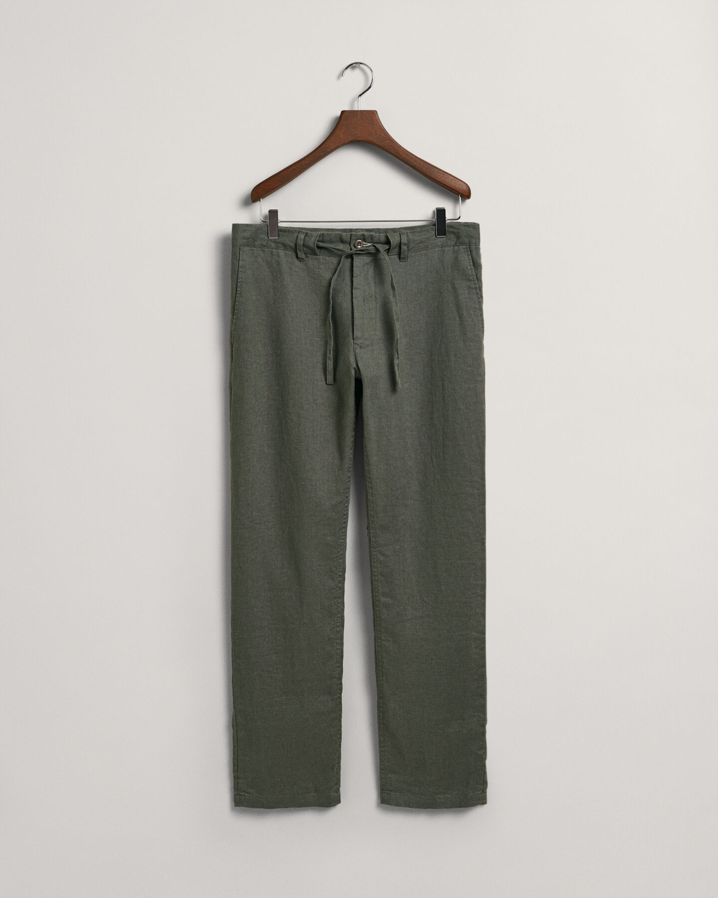 Pantaloni con coulisse in lino relaxed fit