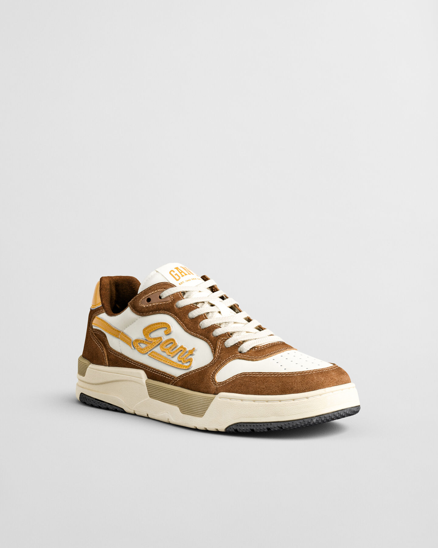 Sneakers Brookpal in pelle e camoscio