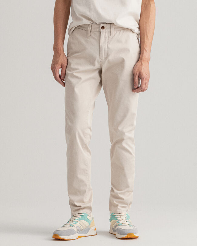 Pantaloni chino Hallden in twill slim fit