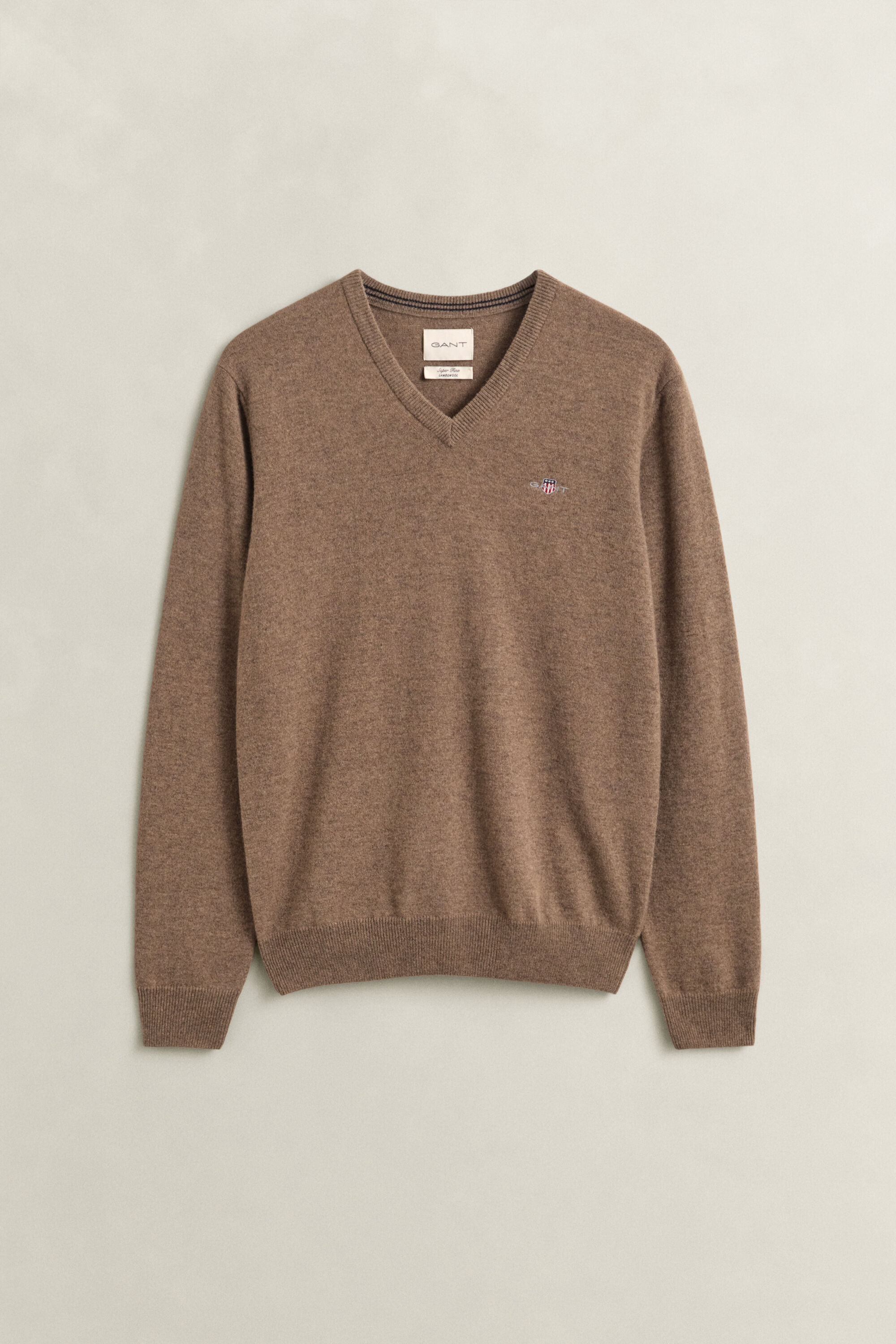 Maglia con scollo a V in lana d’agnello