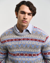 Maglia girocollo Fair Isle