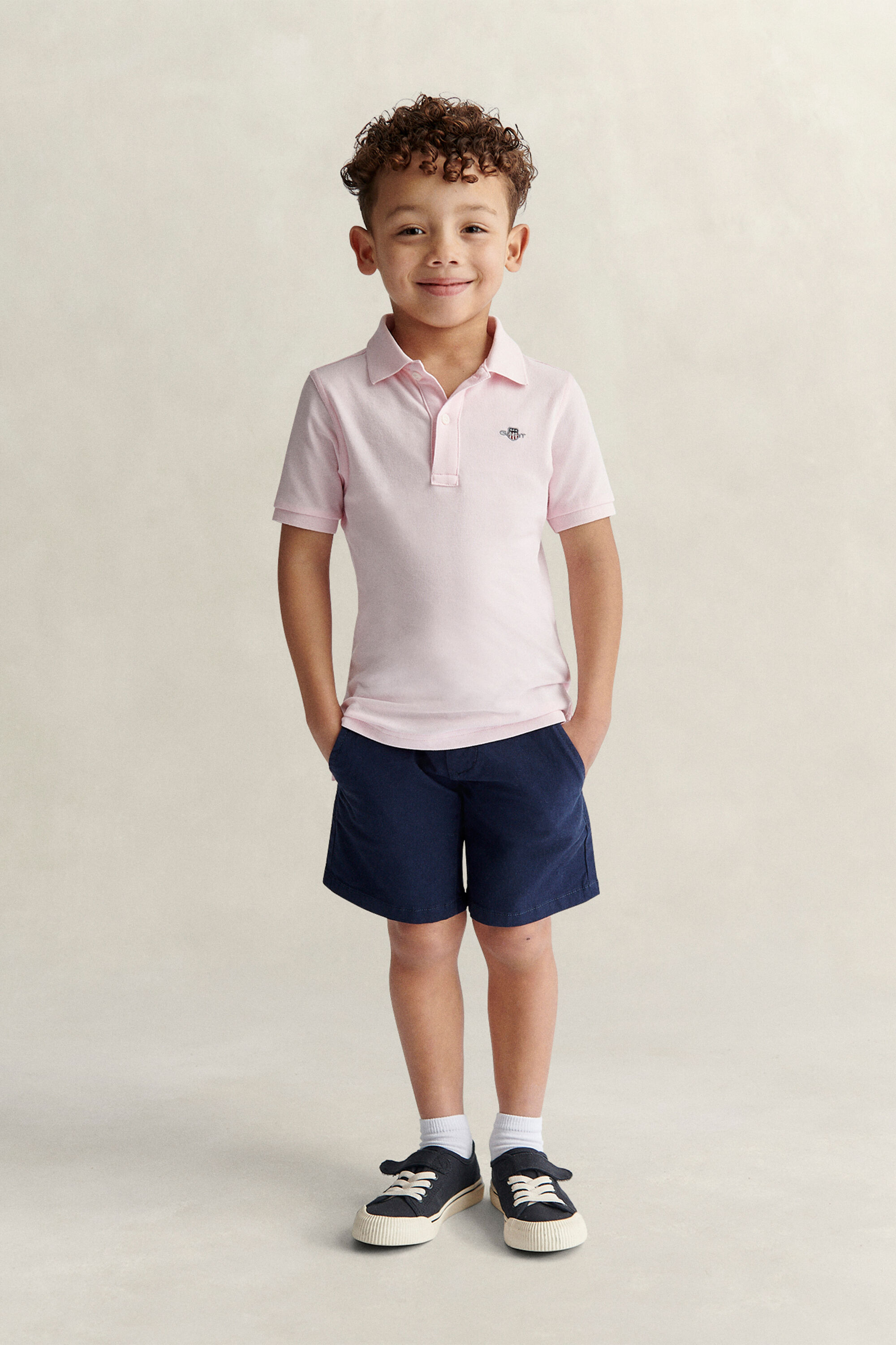 Polo Shield in piqué Kids