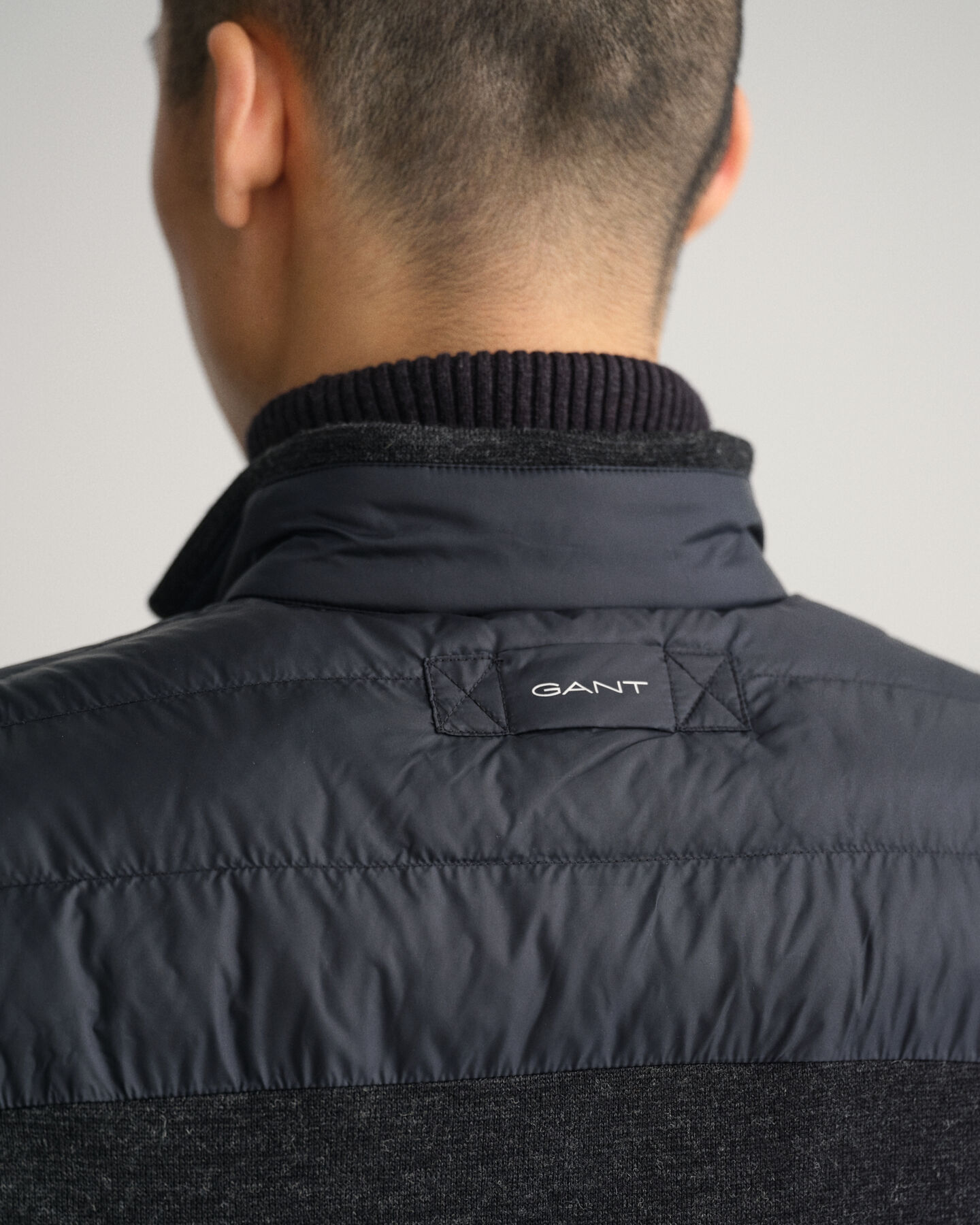 Piumino smanicato leggero Mixed Media