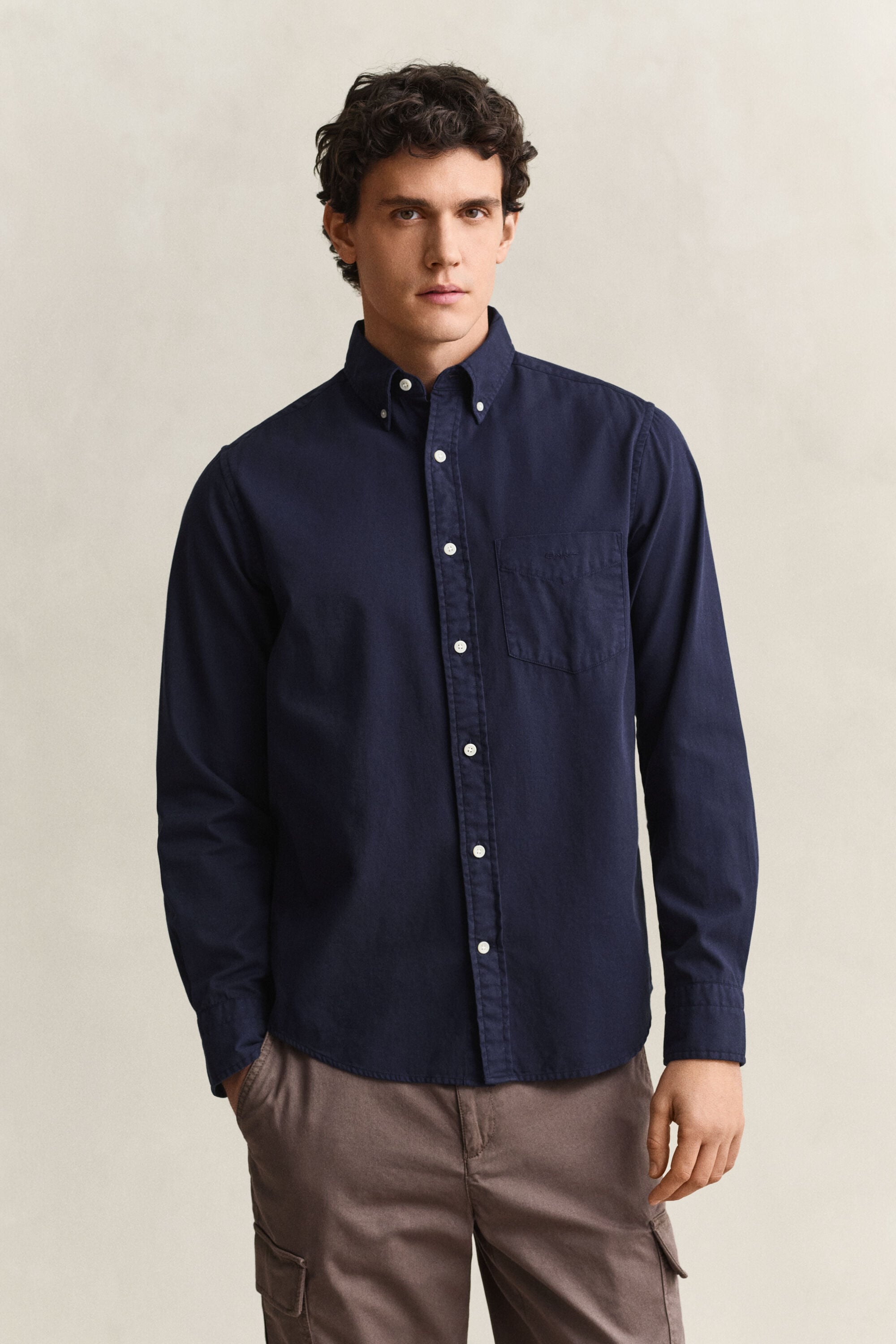 Camicia in twill regular fit