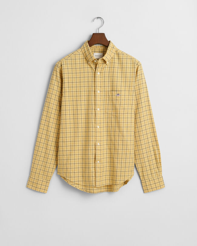 Camicia in twill tattersall regular fit