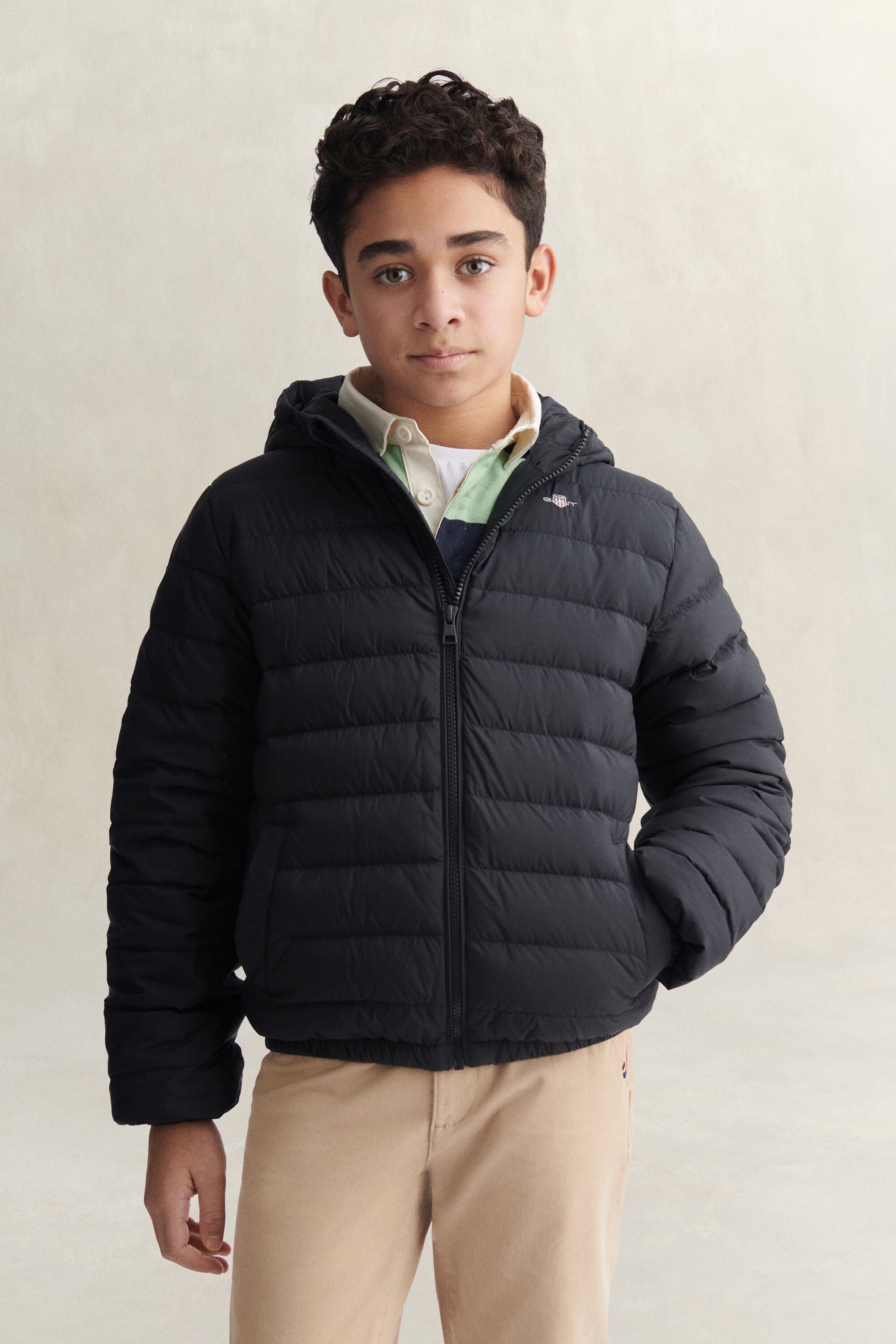 Piumino leggero con cappuccio Teen Boys