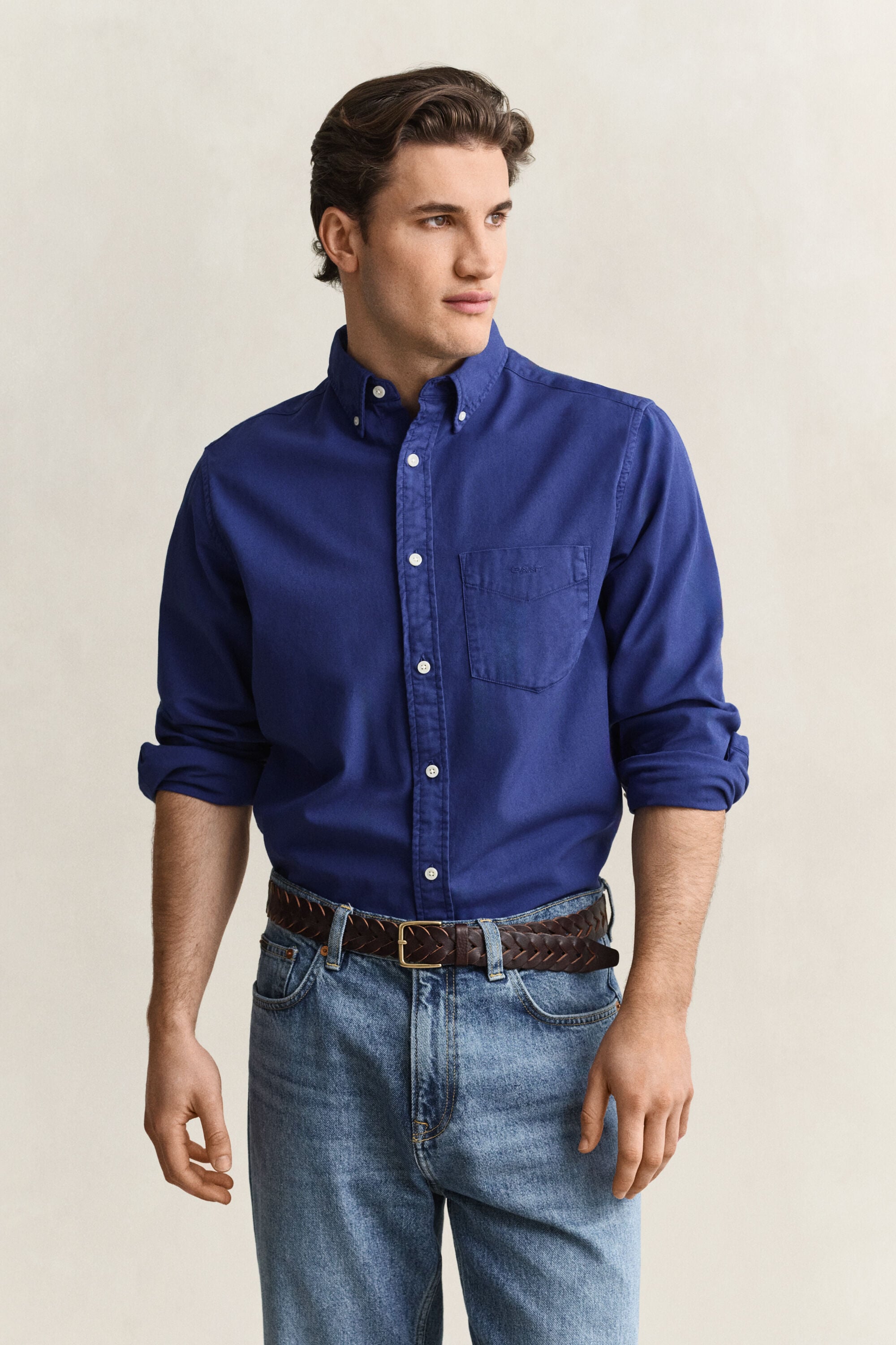 Camicia in twill regular fit