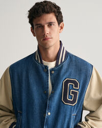 GANT Varsity Jacket in denim