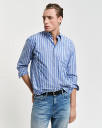 Camicia a righe Heritage in popeline relaxed fit