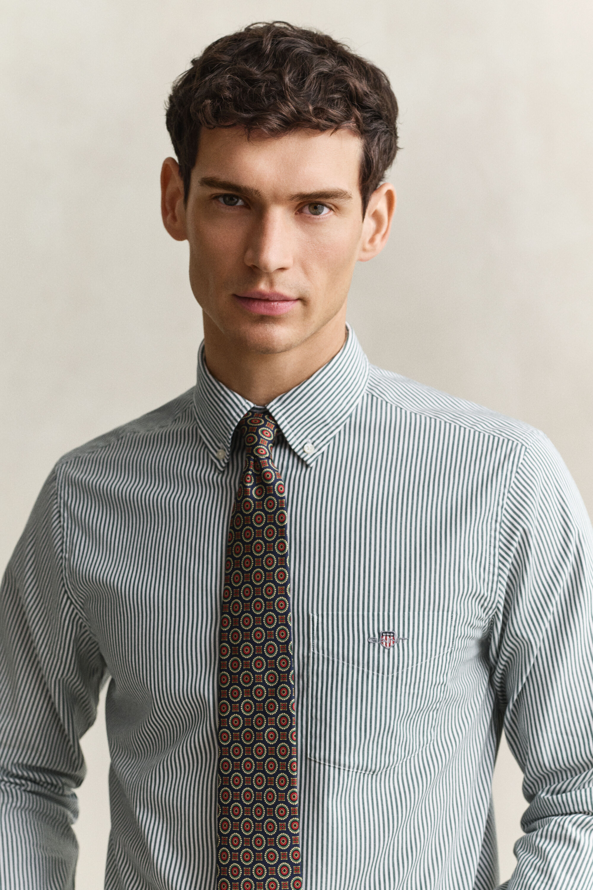 Camicia in popeline a righe Classic regular