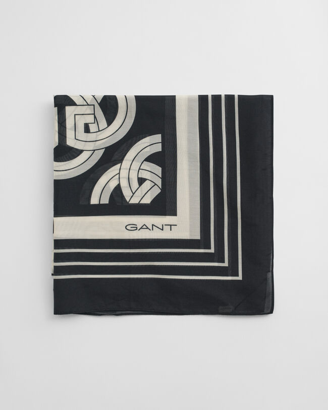 Sarong in cotone e seta stampa G