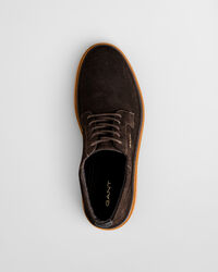 Scarpe Kinzoon basse con lacci in camoscio