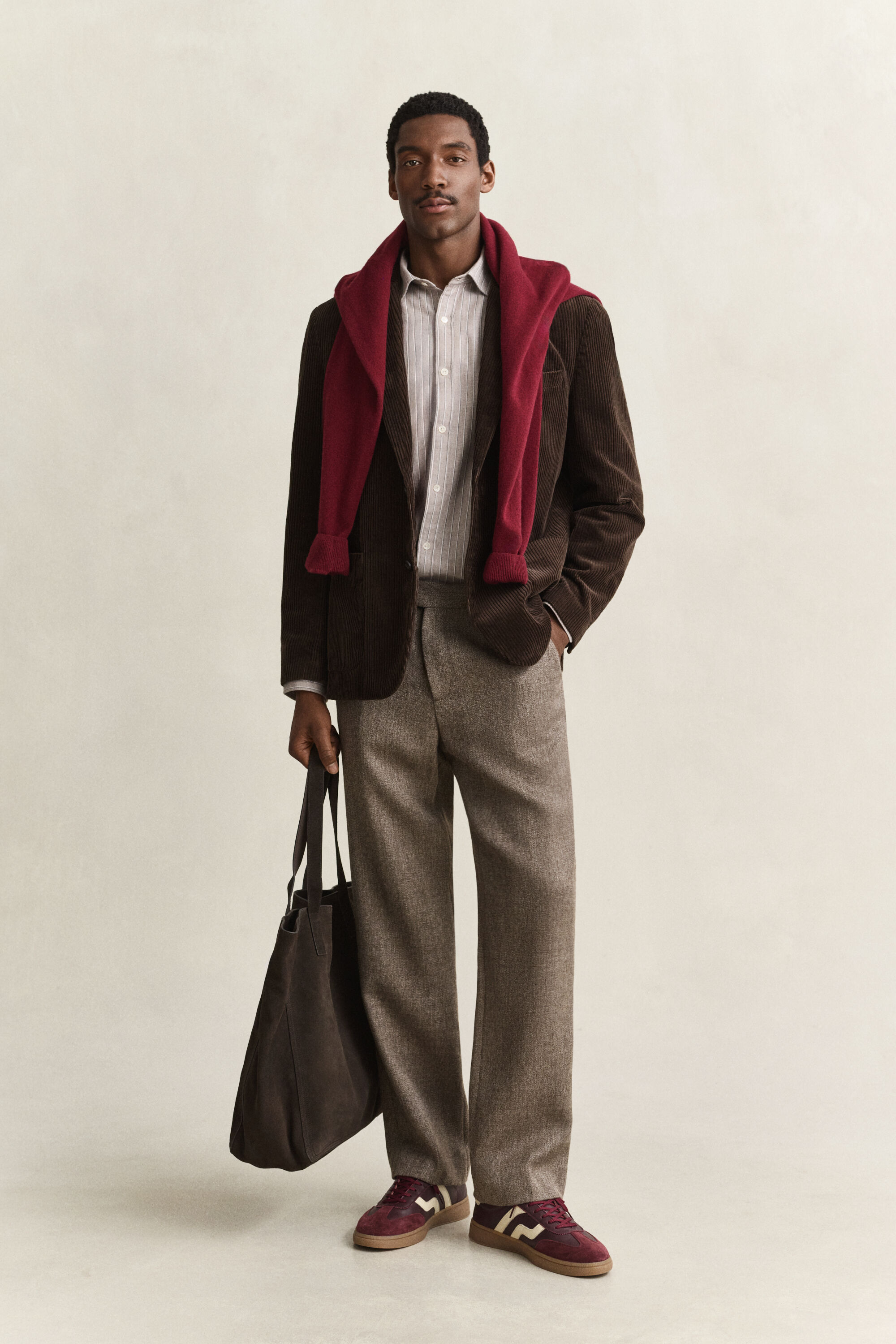 Pantaloni in lana mélange