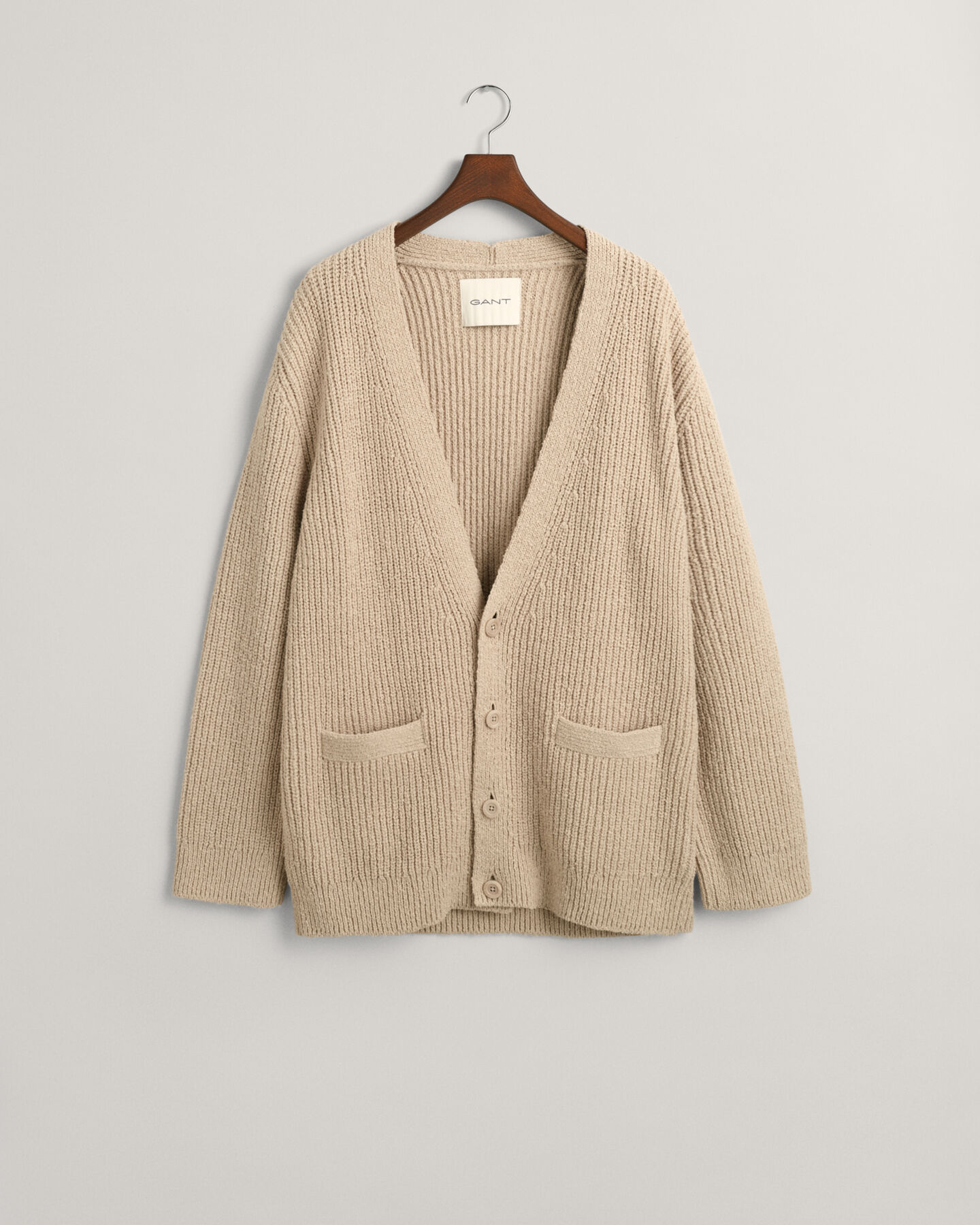 Cardigan Bouclé a coste