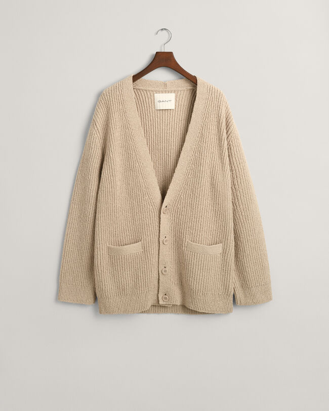 Cardigan Bouclé a coste