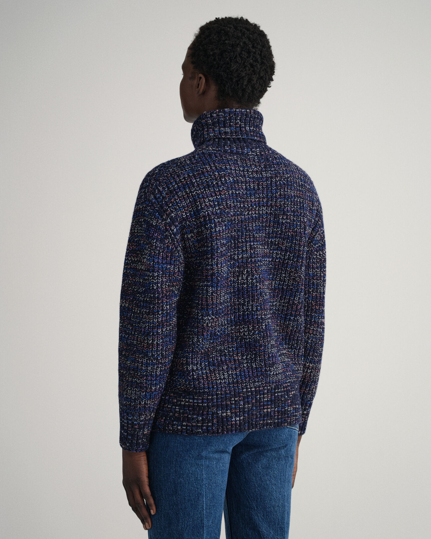 Maglia dolcevita multicolore