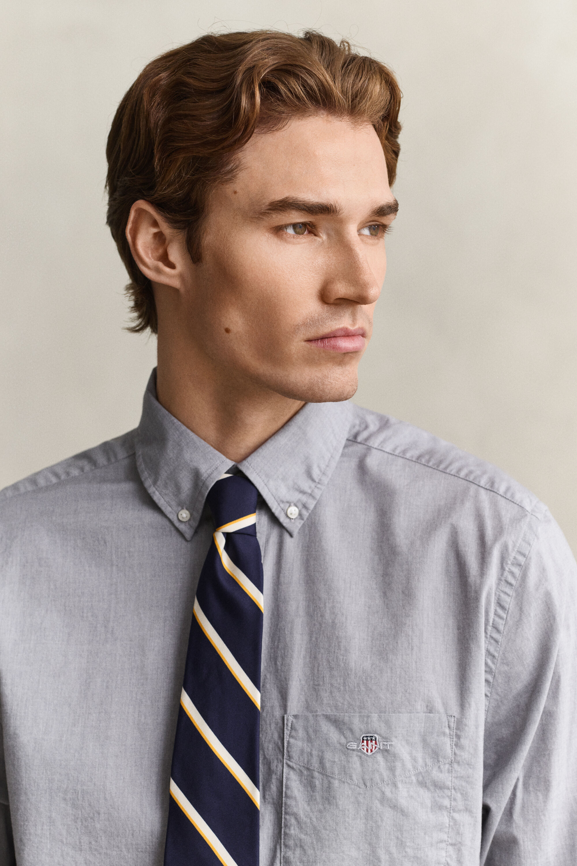 Camicia classica in popeline regular fit