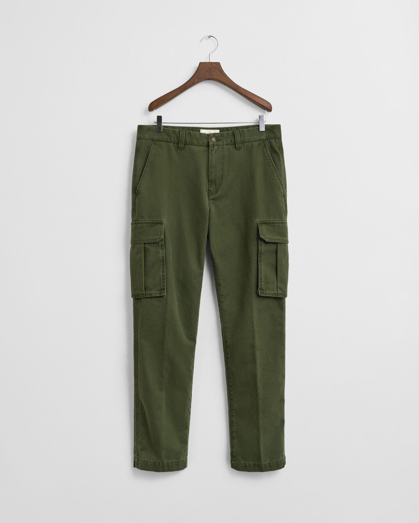 Pantaloni cargo in twill di cotone regular fit