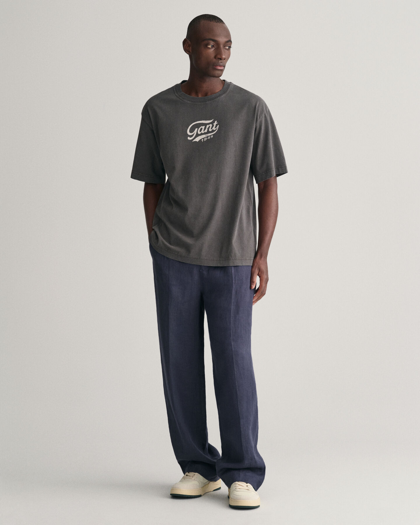 T-Shirt a délavé stone