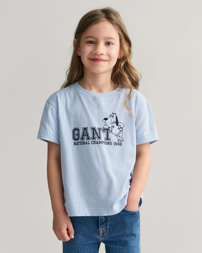 T-shirt GANT con stampa di cane Kids