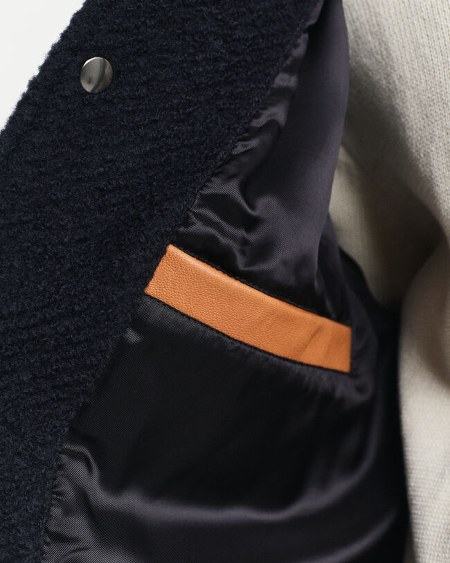 GANT Varsity Jacket in lana e pelle