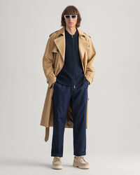 Pantaloni chino in cotone stretti in fondo