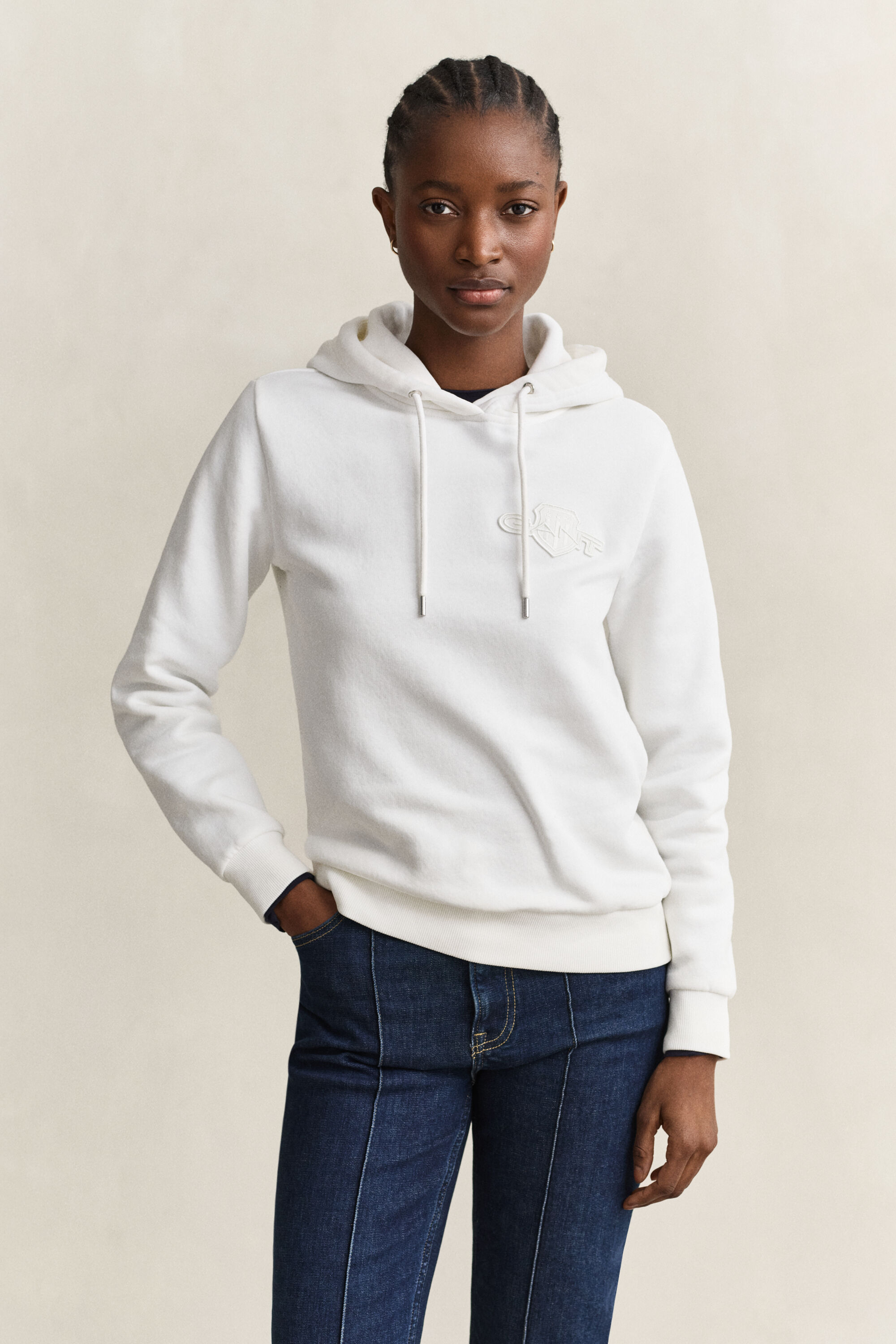 Felpa con cappuccio Tonal Shield