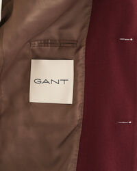 Blazer da abito in lana e twill oversize