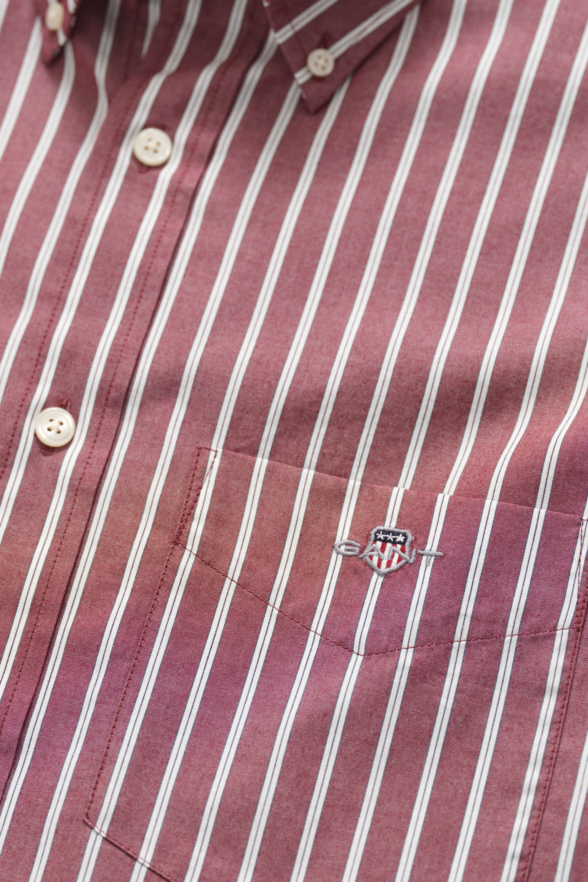 Camicia in popeline a righe