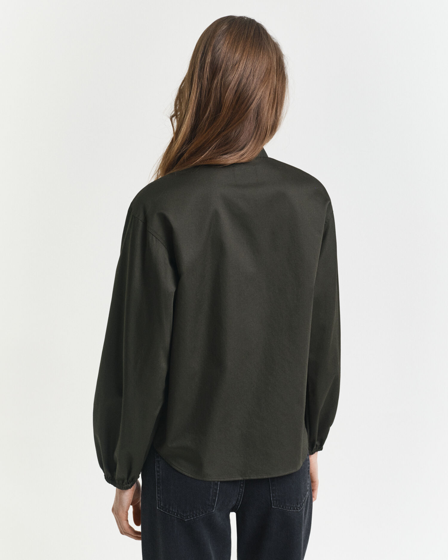Blusa in raso di cotone