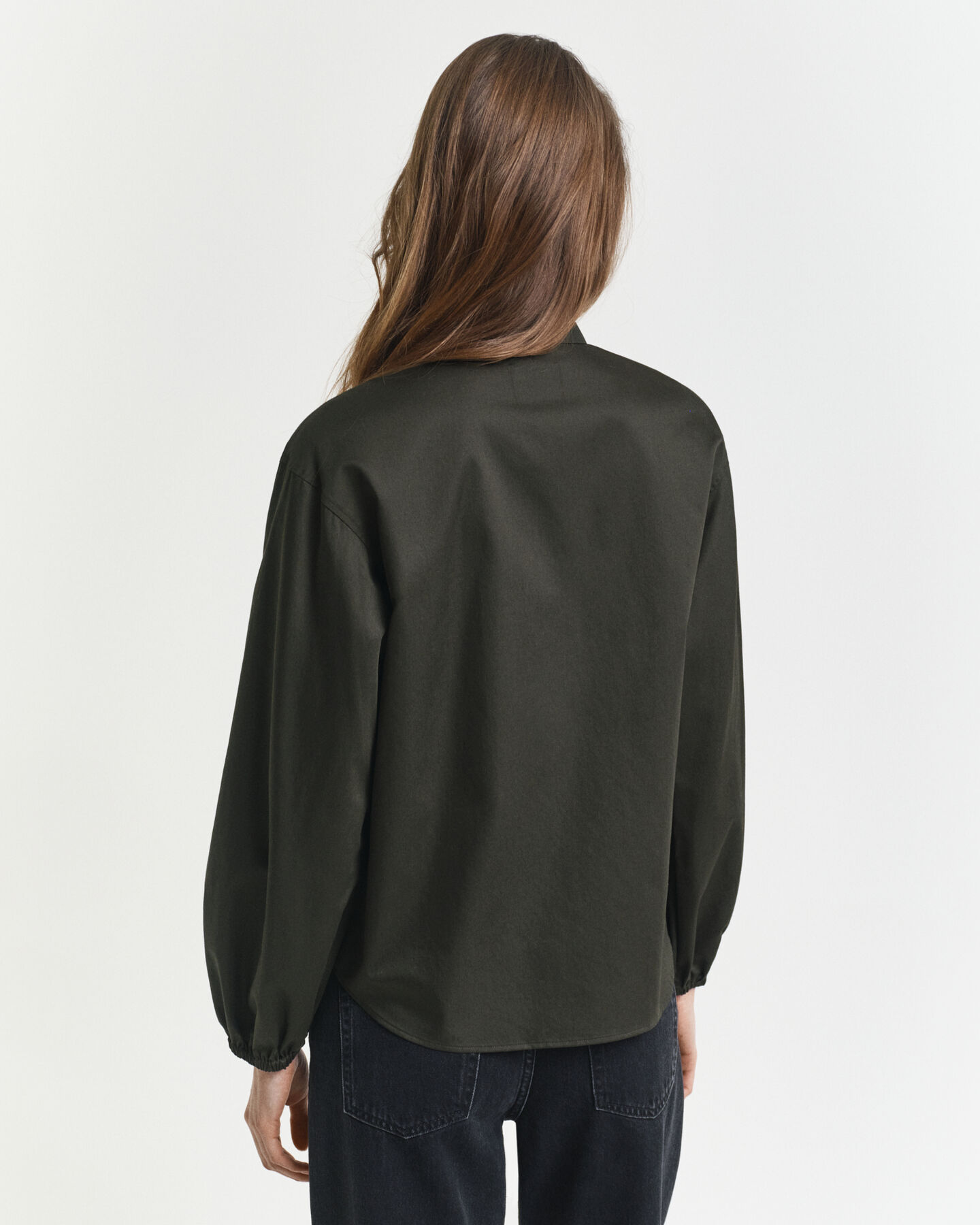 Blusa in raso di cotone