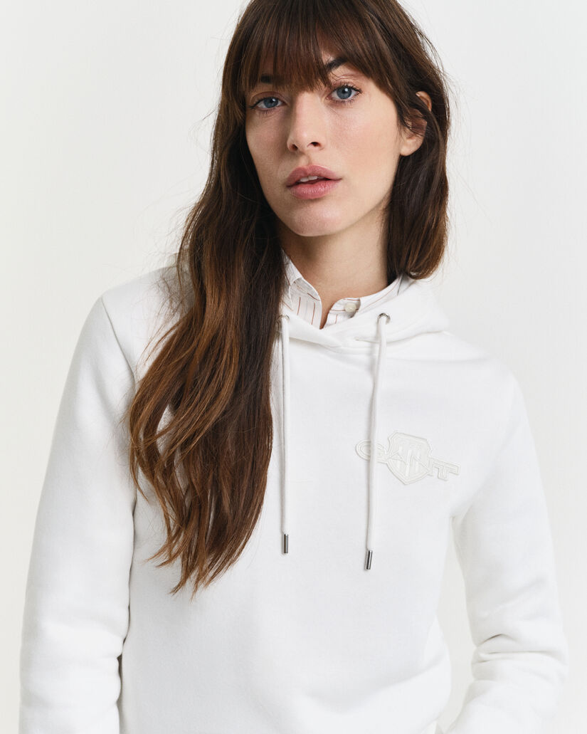 Felpa con cappuccio Tonal Shield