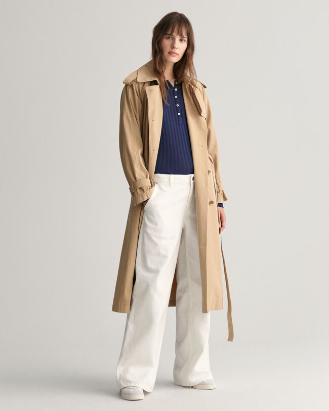 T-shirt Henley a maniche lunghe a coste