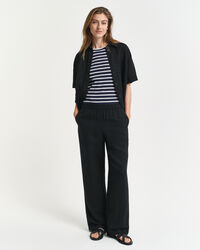 Pantaloni Pull-on in misto lino relaxed fit