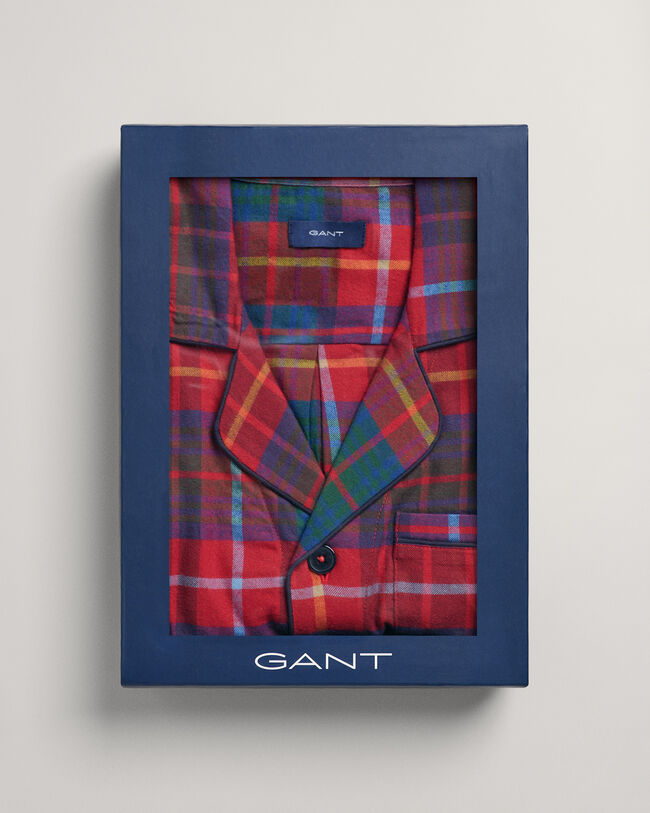Confezione regalo con pigiama in flanella e camicia