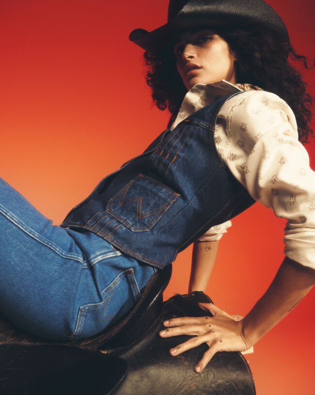 Gilet di jeans Wrangler x GANT