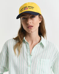 Camicia di lino a righe relaxed fit