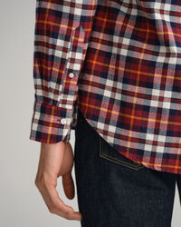 Camicia in Oxford scozzese pettinato regular fit